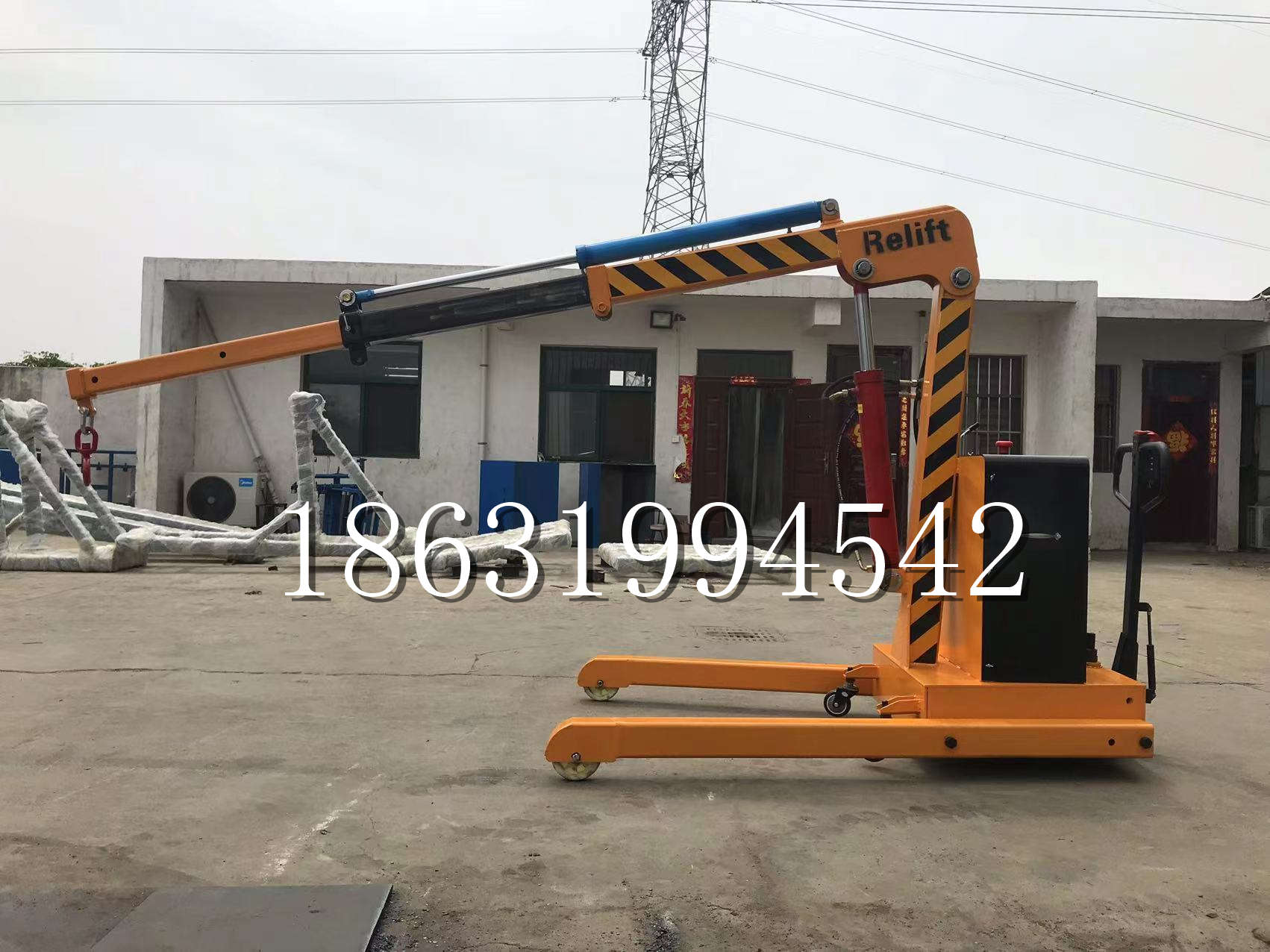 东乌珠穆沁旗久征定做3吨三轮随车吊 农用园林绿化移树吊 平板工程用小吊机